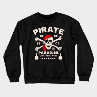 Pirate Paradise gold and rum Crewneck Sweatshirt